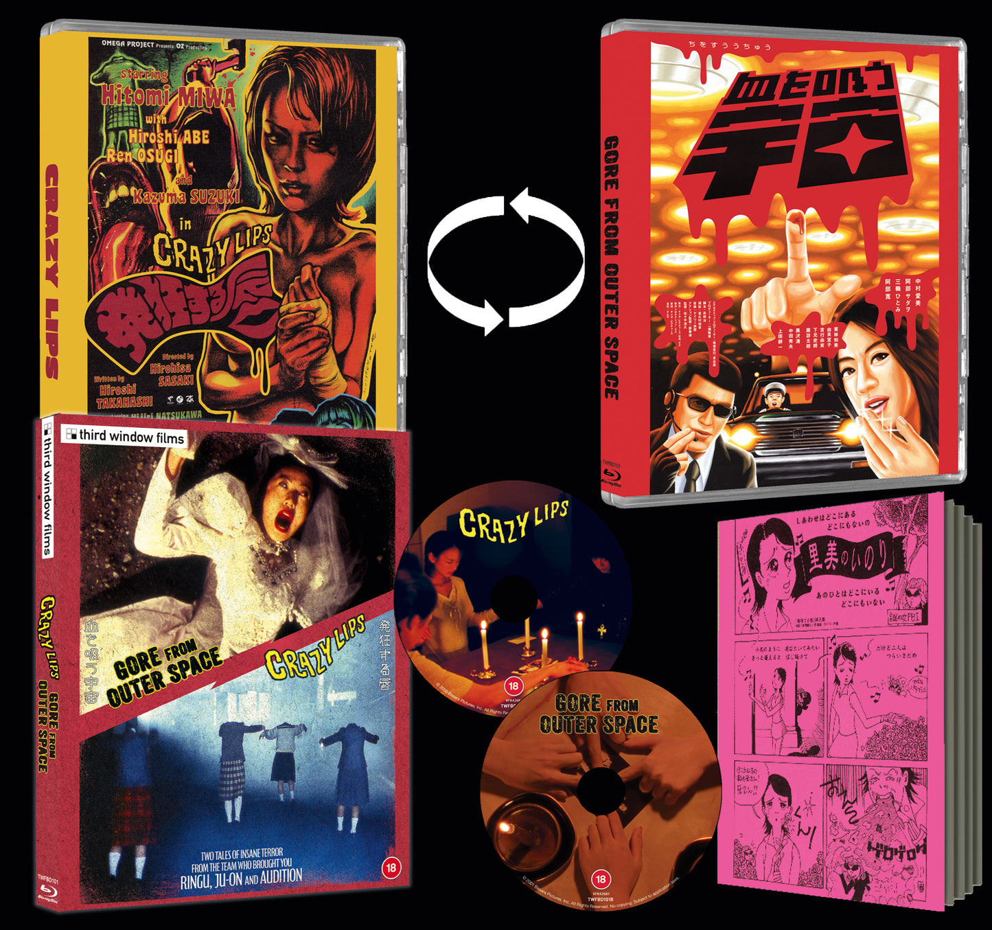 Crazy Lips / Gore from Outer Space bluray (Limited Edition)